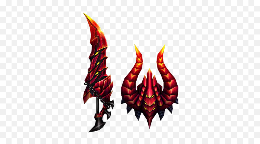 Guild Knightu0027s Monster Hunter Place February 2017 - Monster Hunter Varusaburosu Weapons Png,Eso Red Sword And Bow Icon