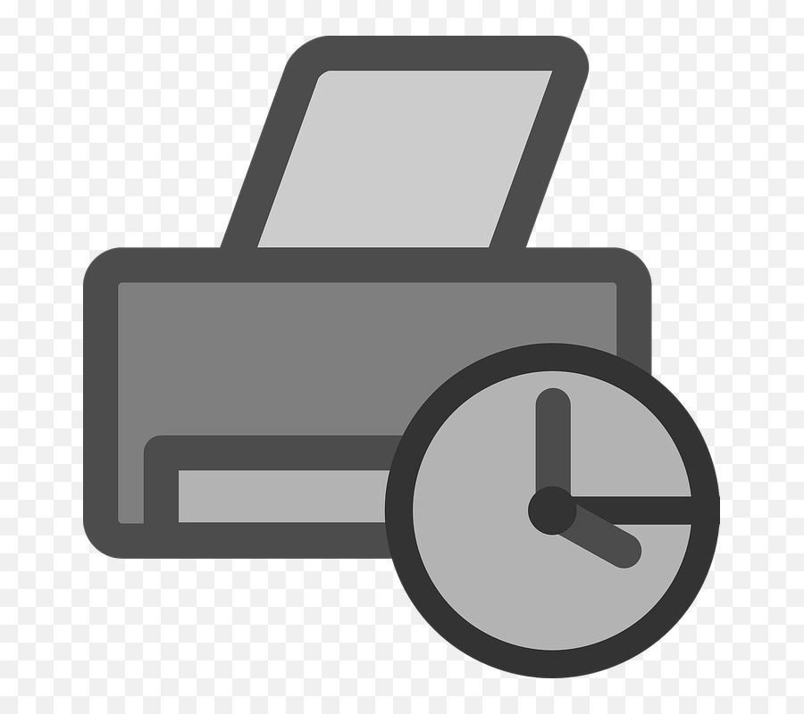 Quick Print Clip Art - Vector Clip Art Online Quick Print Icon Png,Network Folder Icon White Free