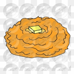 Mashed Sweet Potatoes Picture For Classroom Therapy Use - Junk Food png