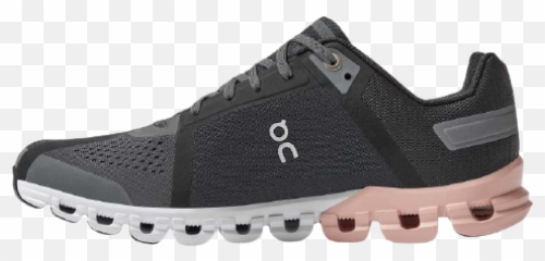 On Running Womens Cloudflow 30 Shoes Wide D Rockrose Omega Sports - Cloudflow Black Asphalt New Png,Women's Shoes Gloves Icon