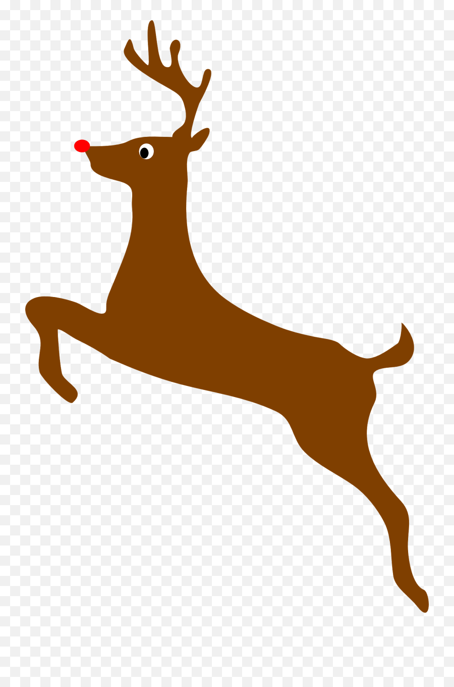 Download Christmas Reindeer Png - Rudolph The Red Nosed Reindeer Flying,Reindeer Clipart Png