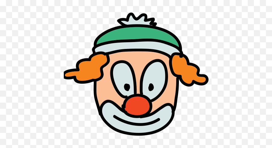 Clown Icon - Free Download Png And Vector Clip Art,Clown Emoji Png
