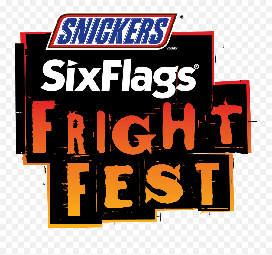 Fright Fest 2020 Six Flags Fiesta Texas U2014 Sfft Source - Six Flags Over Texas Fright Fest 2019 Png,Snickers Logo Png