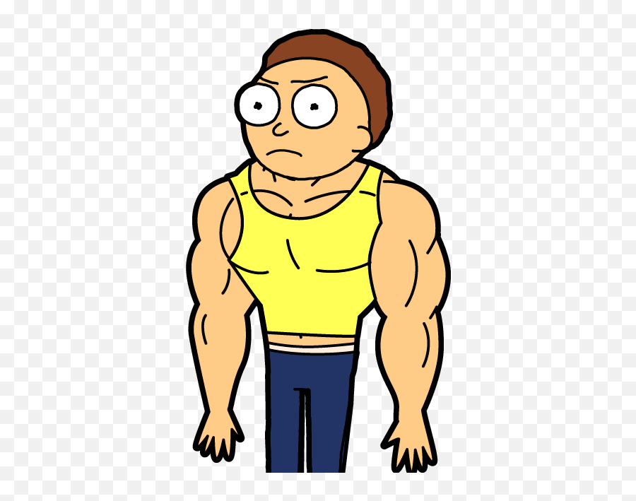 Buff Morty Rick And Wiki Fandom - Buff Rick And Morty Png,Morty Png