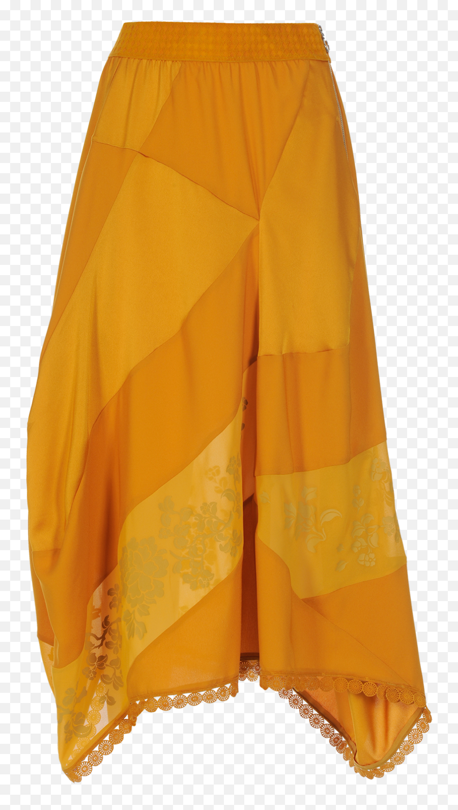 Golden Yellow Matt And Shine Satin - Skirt Png,Gold Shine Png