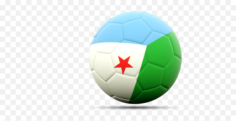 Football Icon Illustration Of Flag Djibouti Png Download