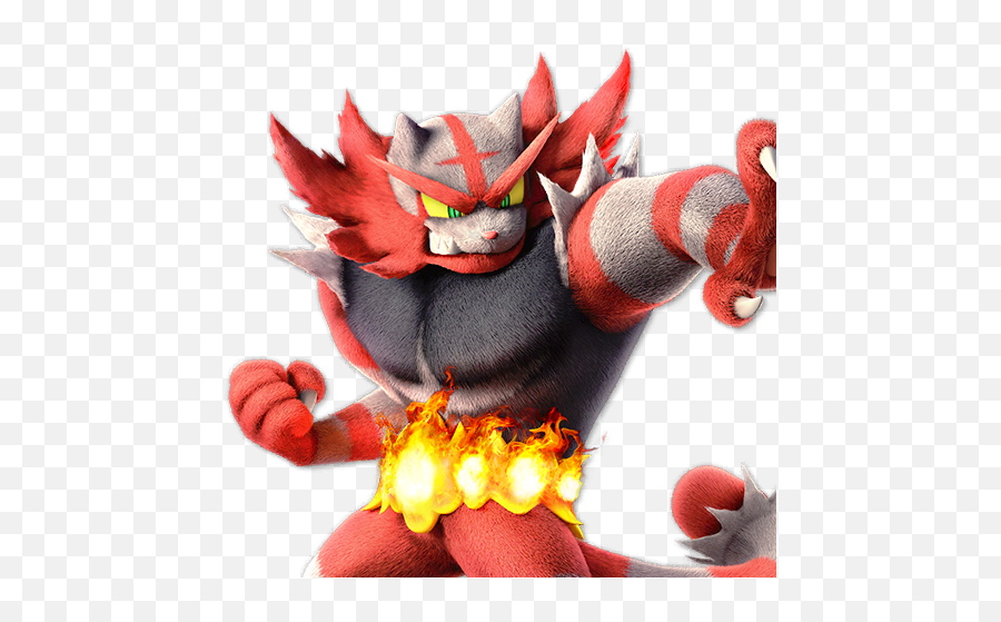 Incineroar - Super Smash Bros Ultimate Black Incineroar Png,Incineroar Png