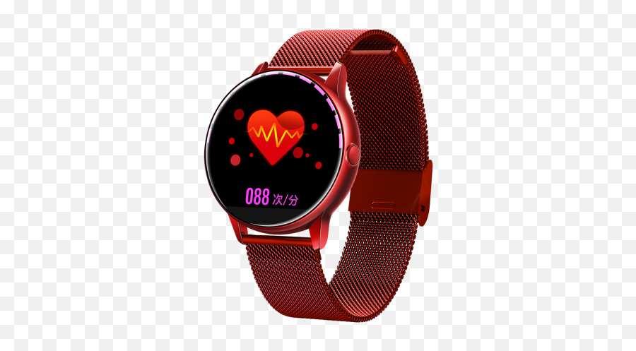 Bakeey C009 Real Full Touch Screen Quick Release Strap Ip68 Heart Rate O2 Facebook Reminder Fashion Smart Watch - Smartwatch Png,Facebook Heart Png