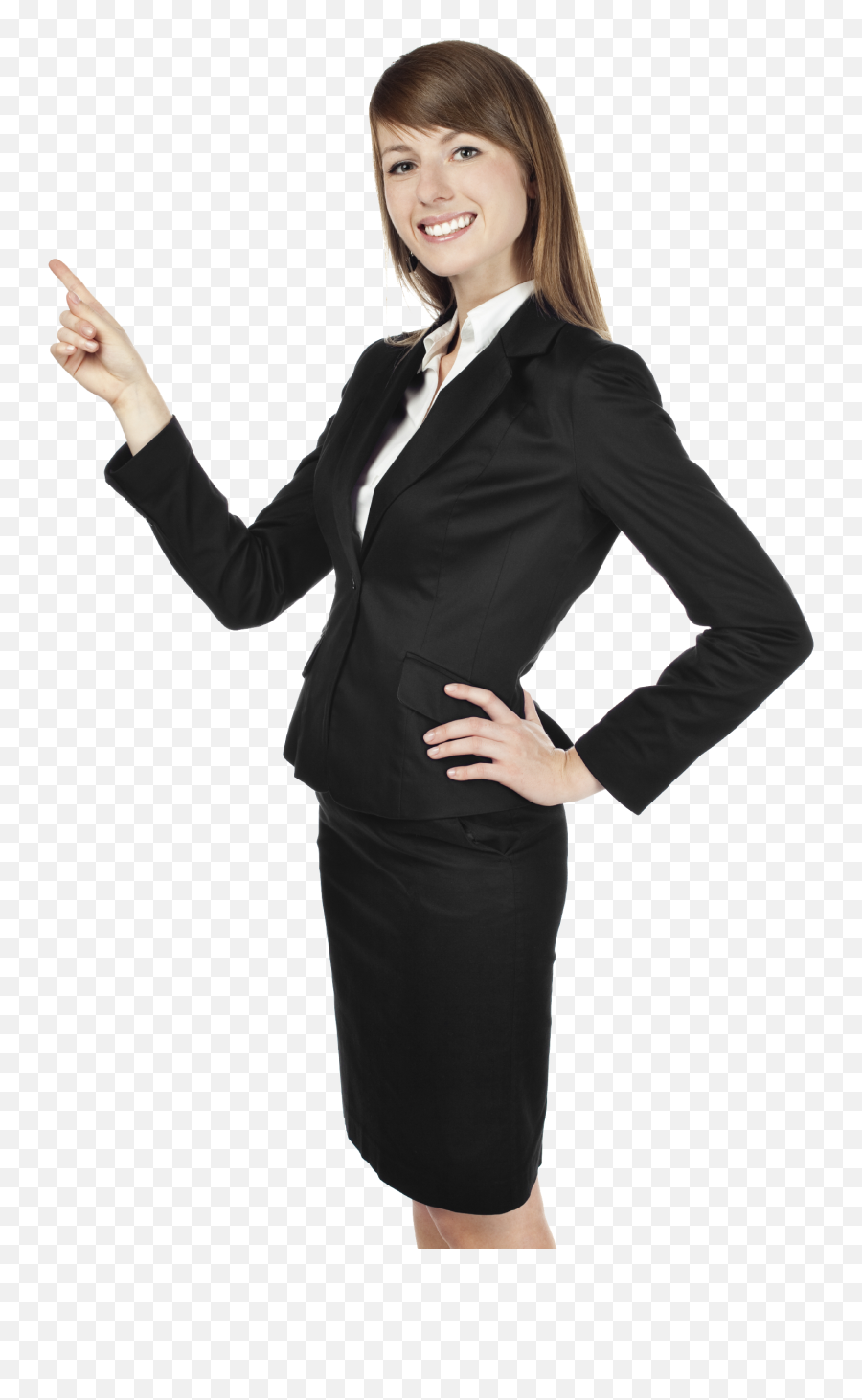 Download Hd Veloces Consulting Business - Business Woman Pointing Png,Business Woman Png