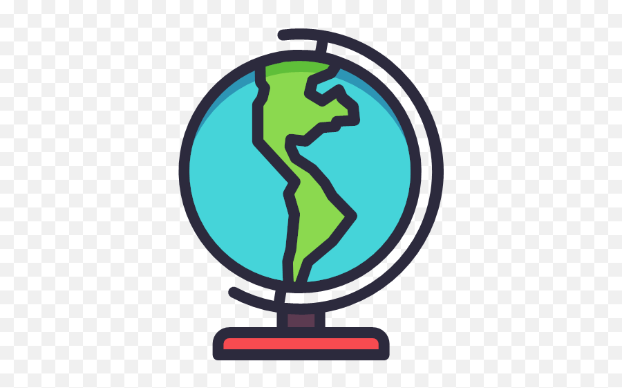 Geograhy Globe Planet School Icon Png