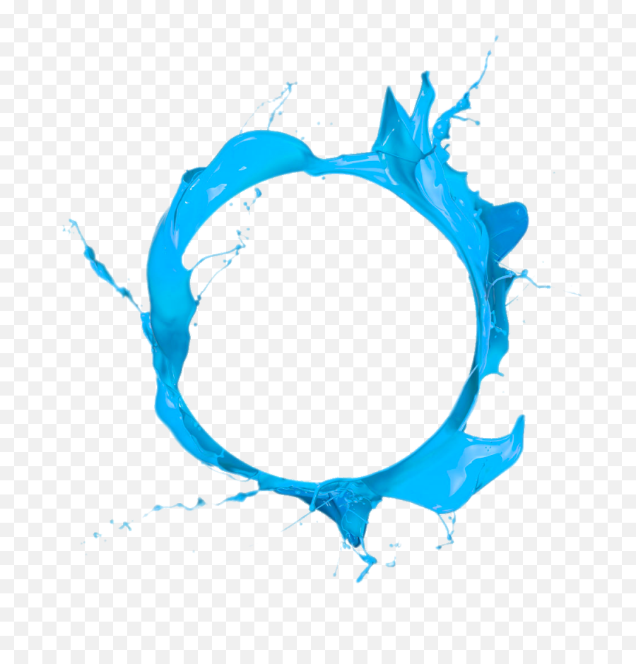 Jpg Royalty Free Circle Paint Blue Clip Art - Blue Paint Paint Splash Png,Blue Splash Png