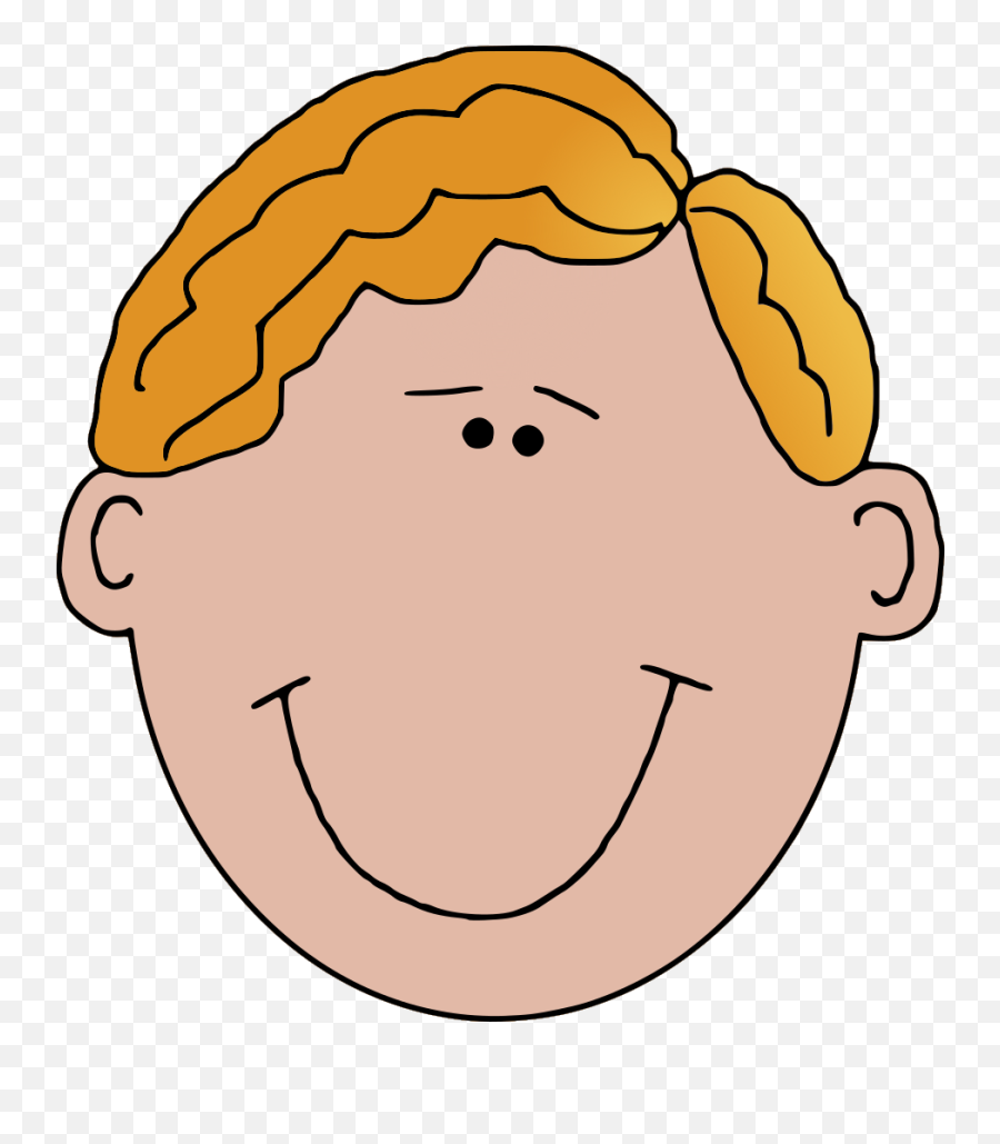 Happy Cartoon Man Png Svg Clip Art For Web - Download Clip Kid Happy Face Clipart,Happy Man Png