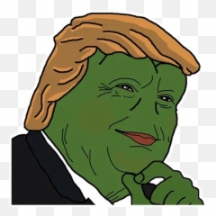 Pepe Trump Whatsapp Stickers - Donald Trump Meme Frog Png,Trump Head Transparent