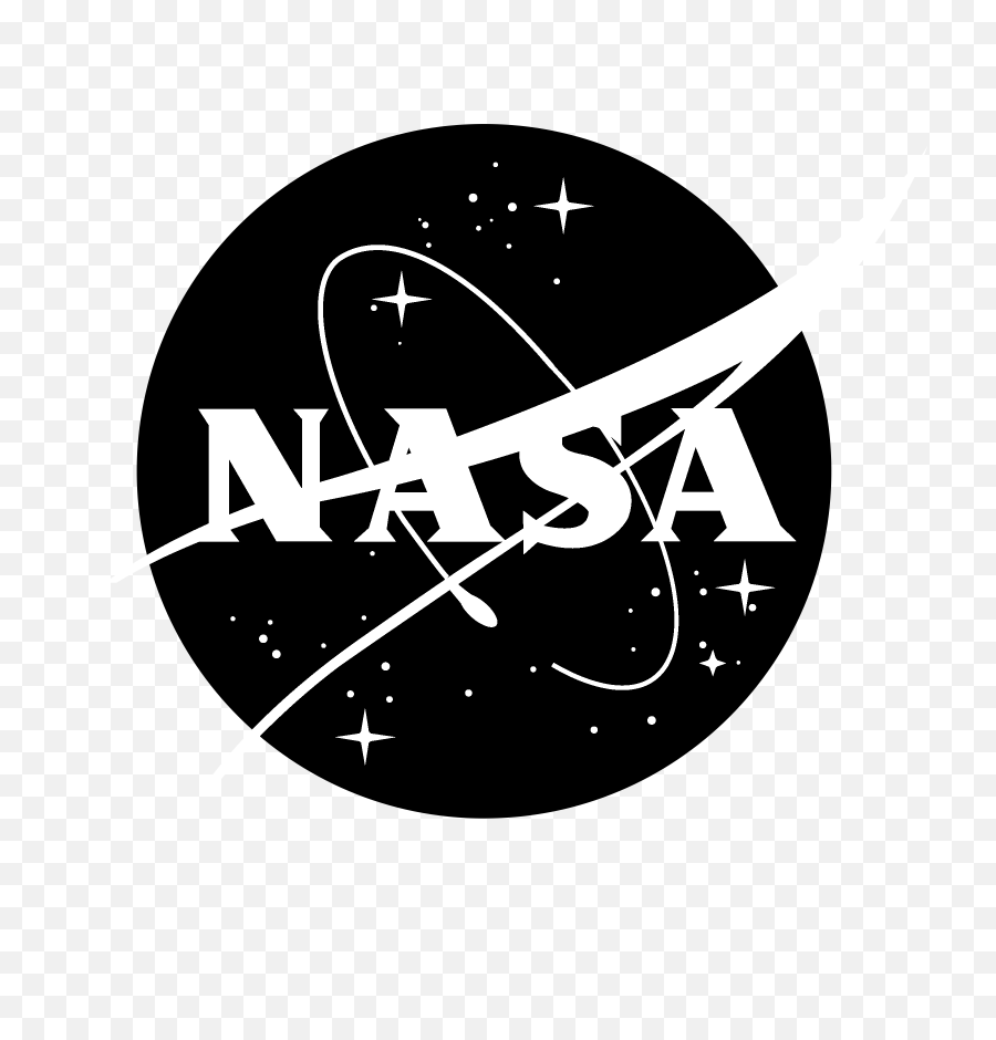 Nasa Logo Wallpaper Iphone - Nasa Logo Black And White Png,Nasa Logo Png
