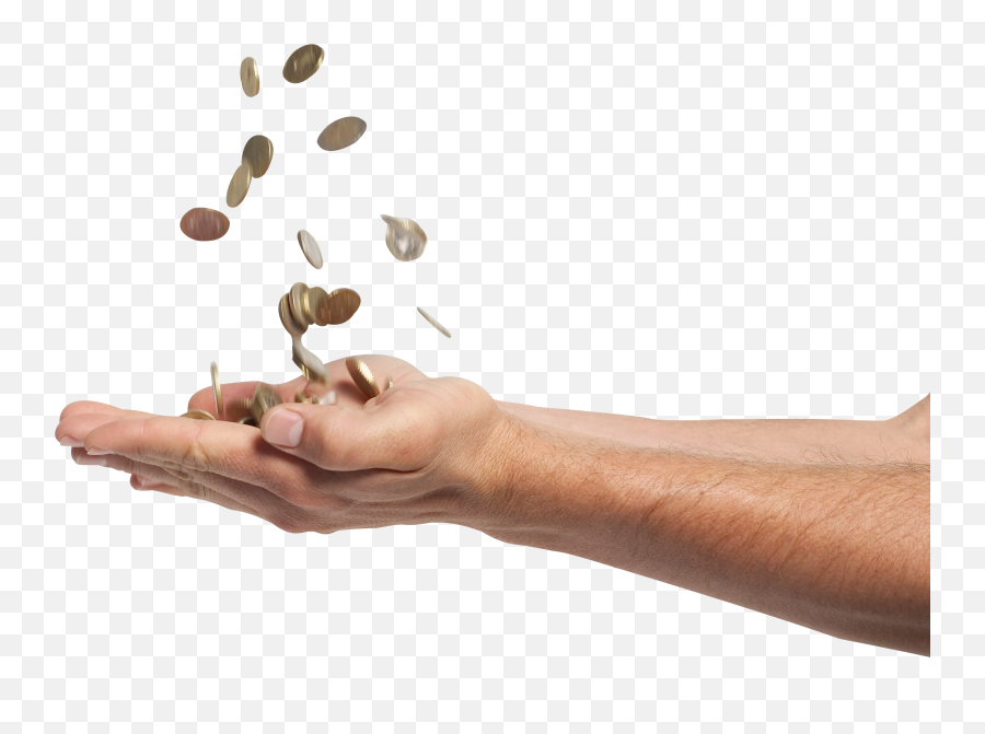 Falling Money High Quality Png - 2 Hand With Money Png,Hand With Money Png