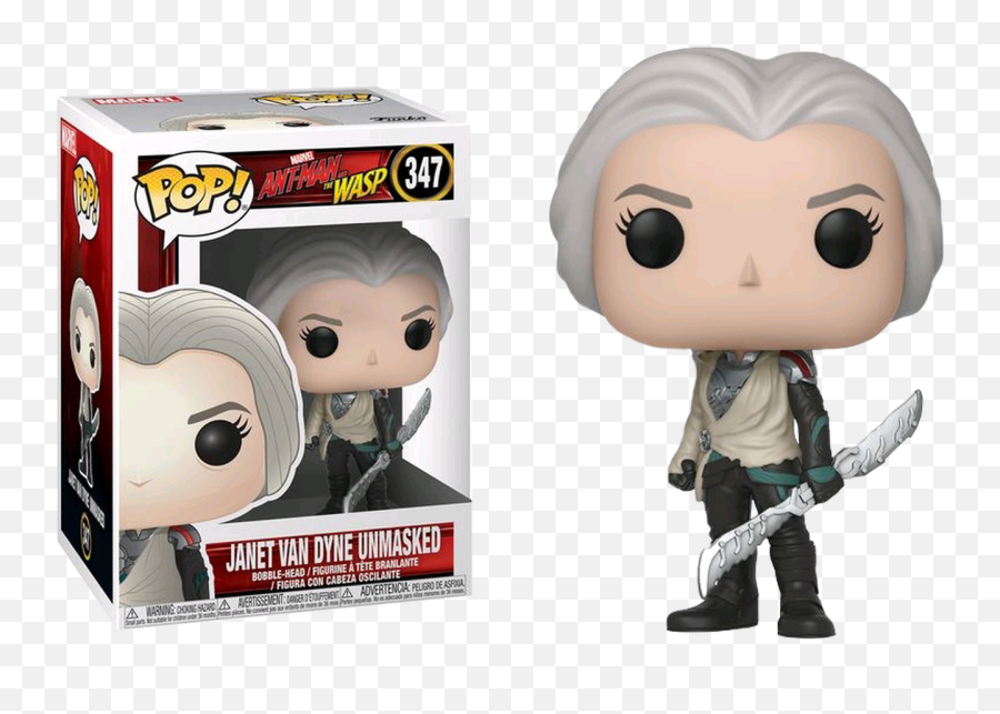 Ant - Funko Pop Janet Van Dyne Unmasked Png,Ant Man And The Wasp Png