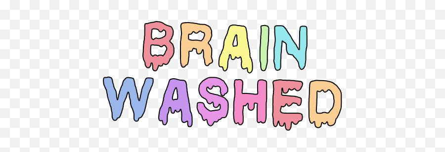 Brainwashed Brain Wash Tumblr Transparent Freetoedit - Transparent Stickers Aesthetic Png,Brain Transparent Image