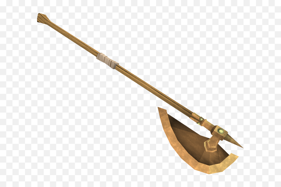 Runescape Halberd Melee Weapon Spear - Bronze Halberd Png,Halberd Png