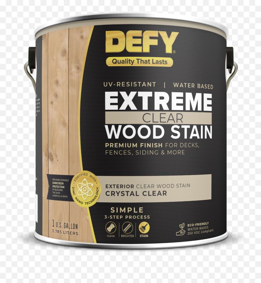 Defy Extreme Clear Wood Stain 1gal - Doppio Png,Debris Png