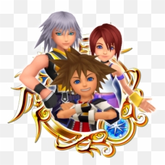 Sora Riku Kairi - Sora Kairi And Riku Png,Riku Png