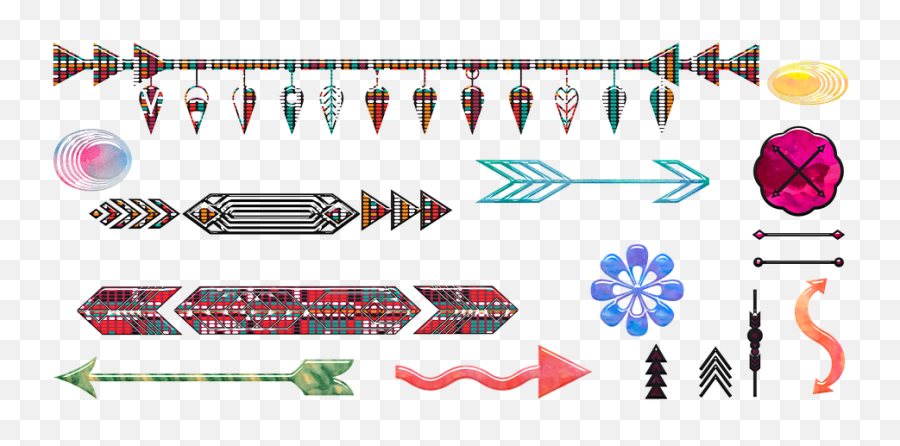 Tribal Arrows Native American - Flechas Tribales Png,Tribal Arrow Png