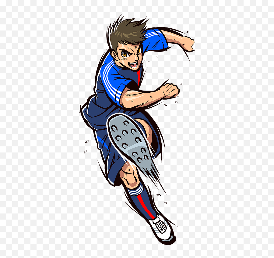 Soccer Football Sports Clipart - Soccer Player Cartoon Transparent Png,Soccer Ball Clipart Png