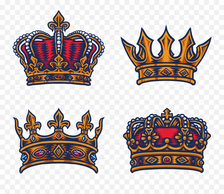 Set Of Kings Crown - Kings Crown Png,Graffiti Crown Png