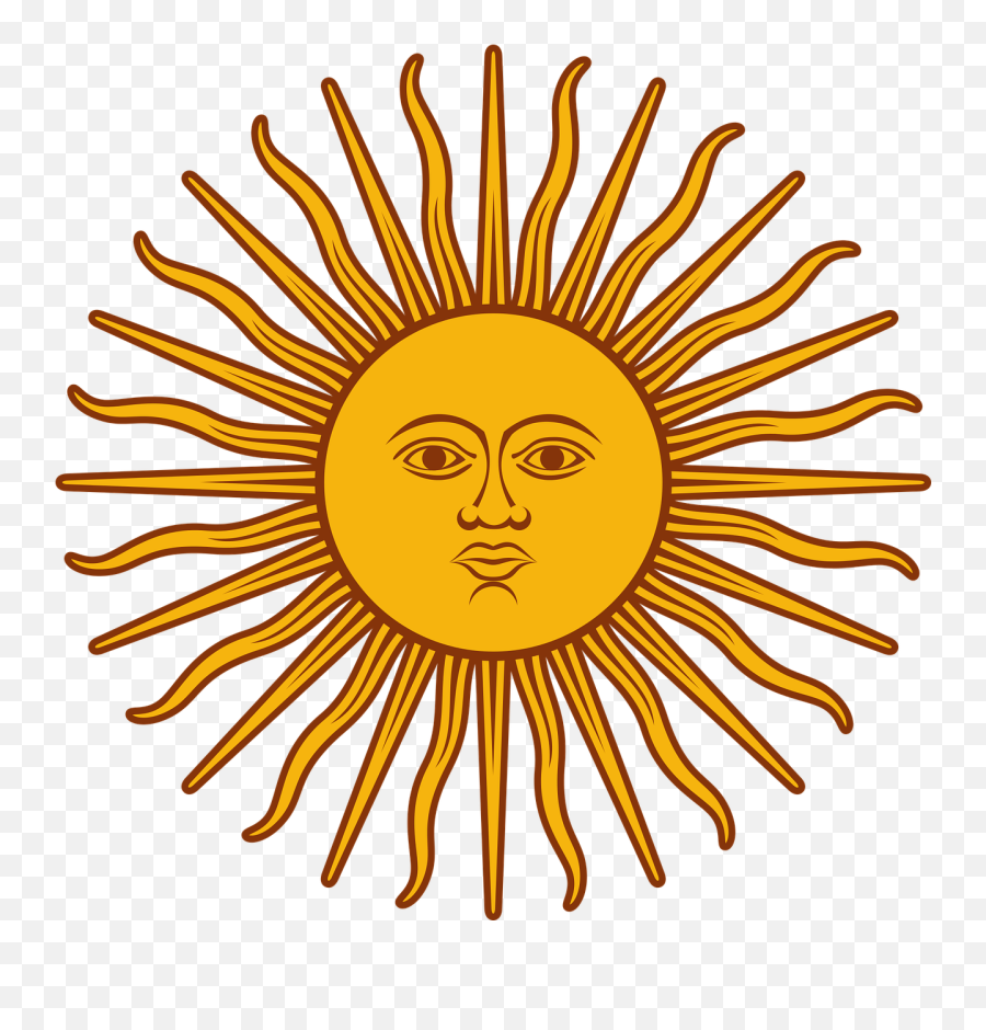 Download Sun Face Transparent Png Image - Escudo De Bandera Argentina,Face Transparent