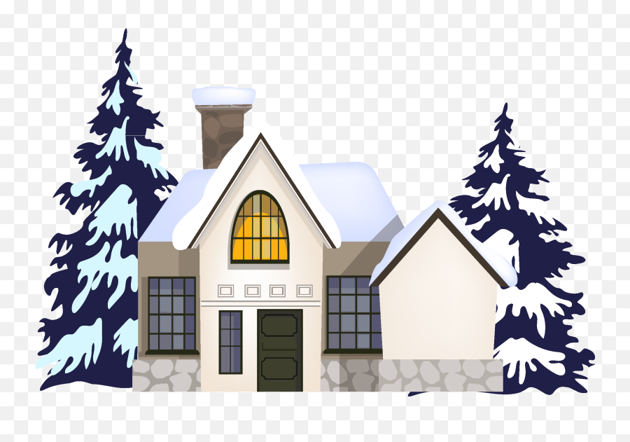 Vector Snow Snowing Reflection Png And - Snow House Vector Png,Christmas Snow Png