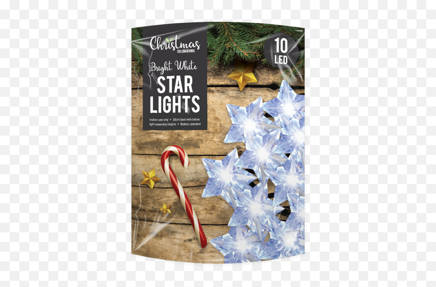 White Led Christmas Star String Lights - Christmas Tree Png,String Lights Png
