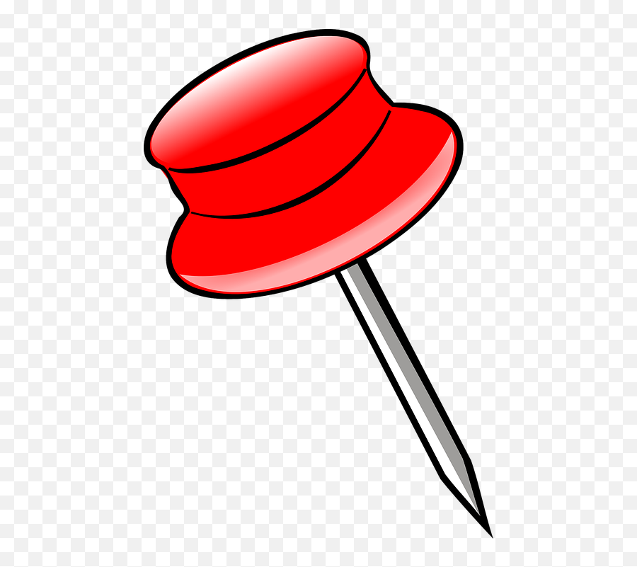 Pushpin Red Pin - Pin Clipart Png,Pinpoint Png