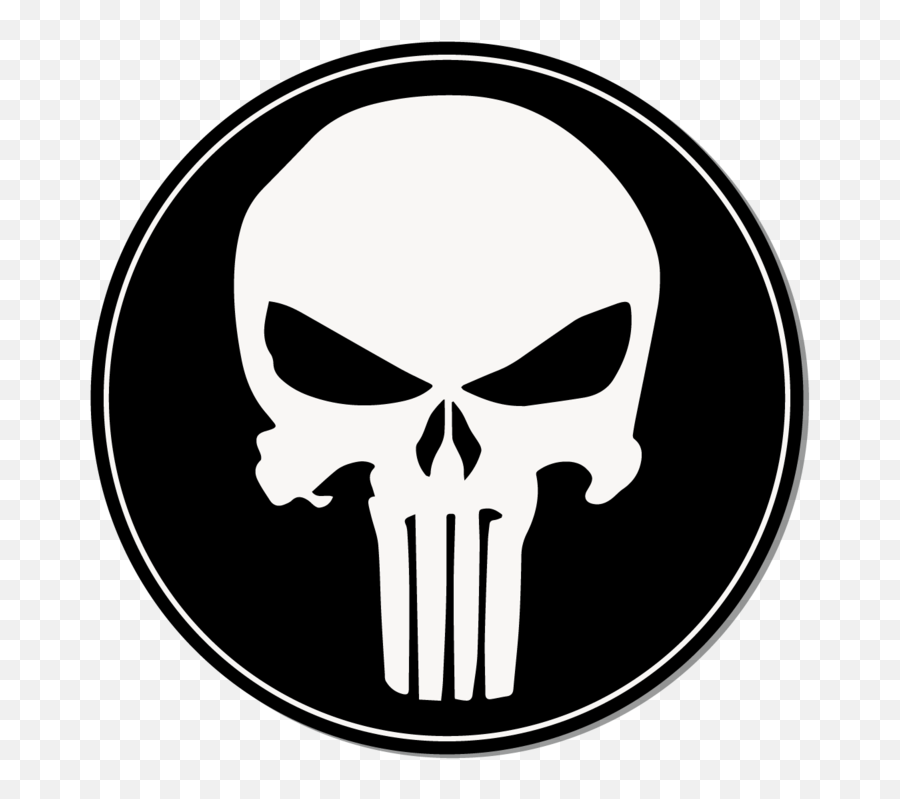 Punisher Drink Coaster - Punisher Skull Logo Png,Punisher Png