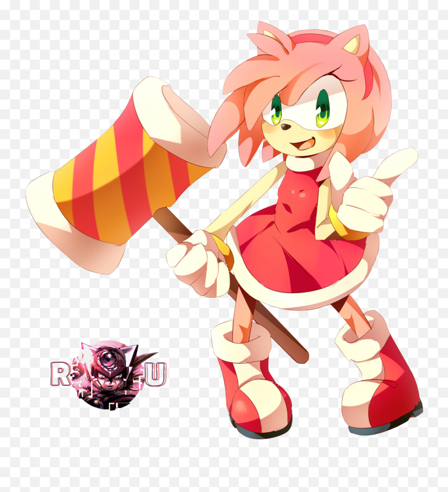 Sonic The Hedgehog Amy Rose Render Universe - Amy Rose Anime Zerochan Png,Amy Rose Png