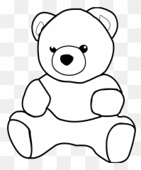 Teddy Bearsu0027 Picnic Clip Art - Doraemon Png Download 1995 Simple Teddy Bear Drawing,Doraemon Png