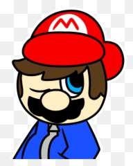 Mario By Blockshapedcat - Fictional Character png