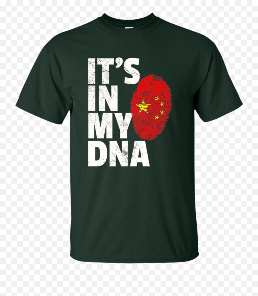 Itu0027s In My Dna Chinese China Flag Shirt Men Women Gift - Unisex Png,China Flag Transparent