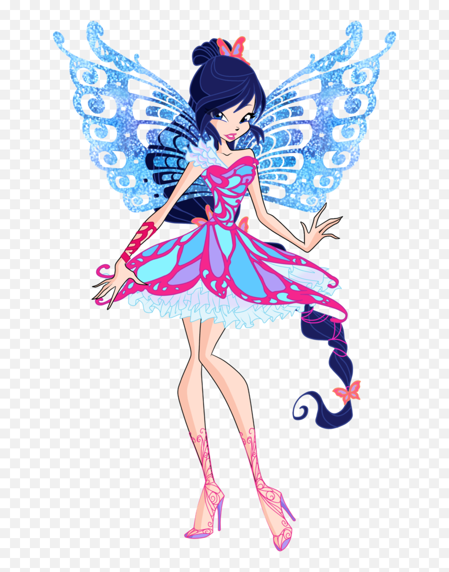 Fairies Clipart Love - Winx Club Musa Butterflix Png Winx Musa Transformation Butterflix,Fairies Png