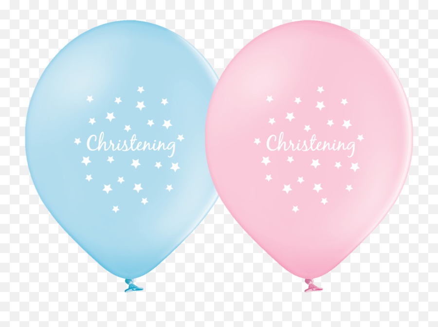 Christening Balloons Bluepink Home Furniture - Birthday Png,Pink Balloons Png