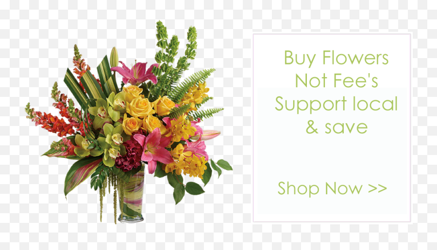 Palm Springs Florist - Flower Delivery By Palm Springs Teleflora Pretty Paradise Bouquet Png,Bunch Of Flowers Png