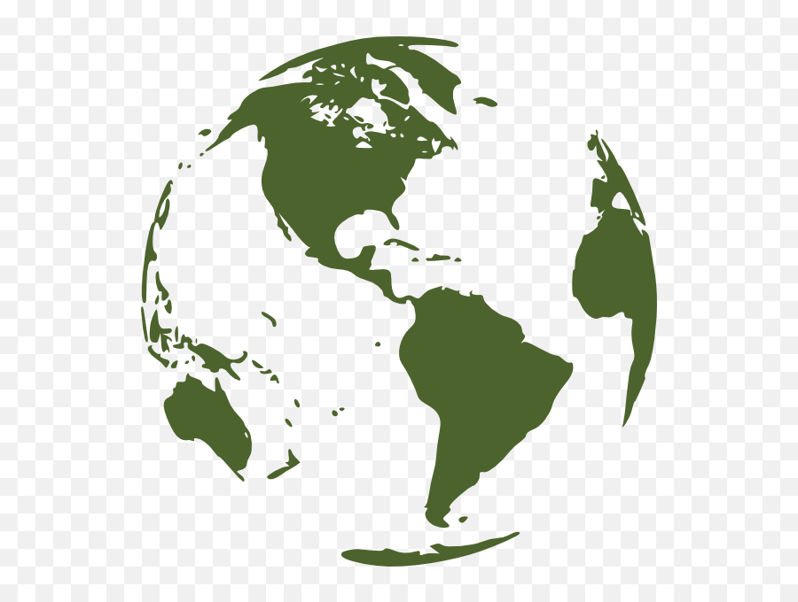 Globe Map Clip Art - Transparent Globe Clipart Png,Continents Png - free tr...