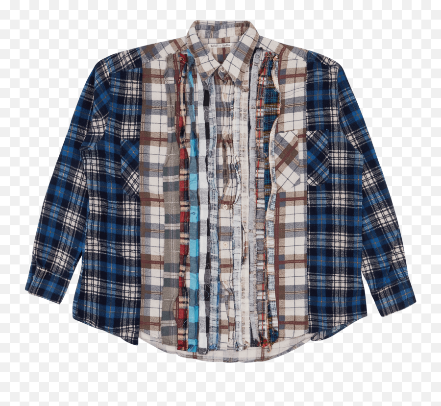 Needles 7 Cuts Flannel Shirt - Long Sleeve Png,Flannel Png