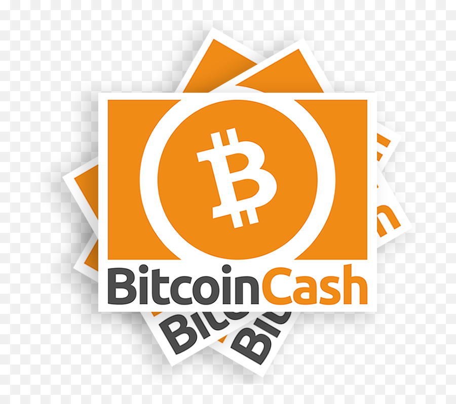 Bitcoin Cash Stickers - Bitcoin Cash Logo Png,Bitcoin Cash Logo