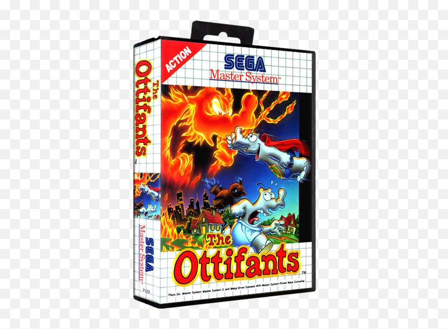 Download Ottifants Sega Master System - Png Image With No Sonic The Hedgehog Master System,Sega Master System Logo