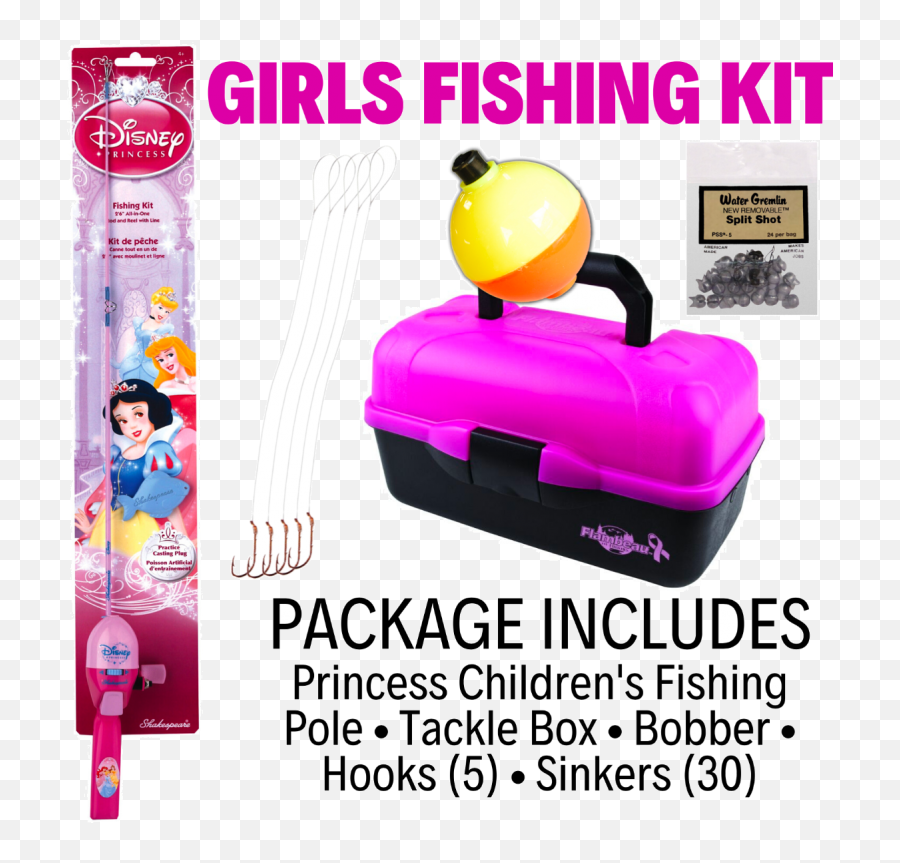 Girlu0027s Fishing Kit - Household Supply Png,Fishing Bobber Png