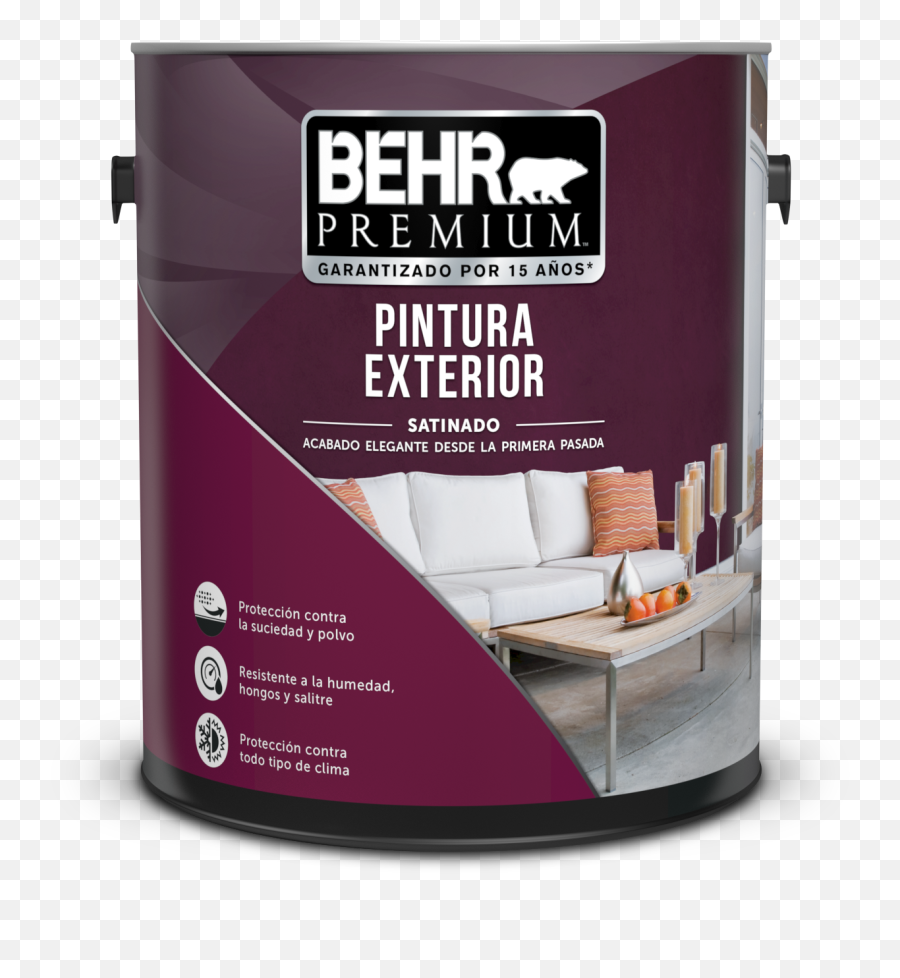 Behr Premium Pintura Satinado Exterior - Best Brand Of House Paints Png,Manchas De Pintura Png