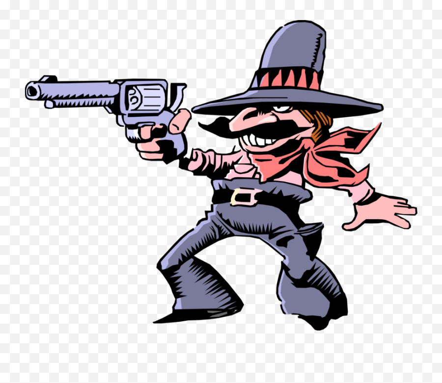 Vector Illustration Of Mexican Hombre Bandito Stereotype - Mexican Bandit Stereotypical Cartoon Png,Hombre Png