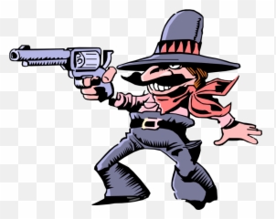 Vector Illustration Of Mexican Hombre Bandito Stereotype - Mexican Bandit Stereotypical Cartoon Png,Hombre Png