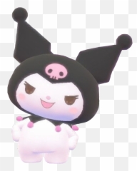 Mymelody Hellokitty Kuromi Sticker By Valeria - Kuromi Bi Png,Kuromi Transparent