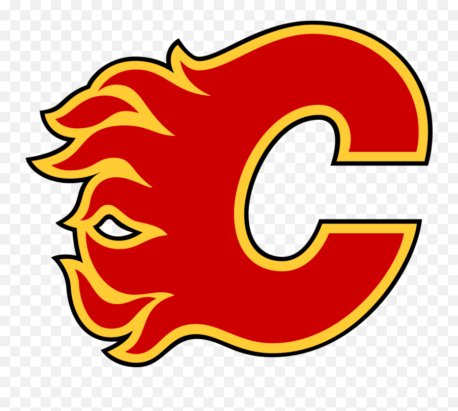 Calgary Flames Logo Transparent Png - Calgary Flames Logo,Red Flames Png