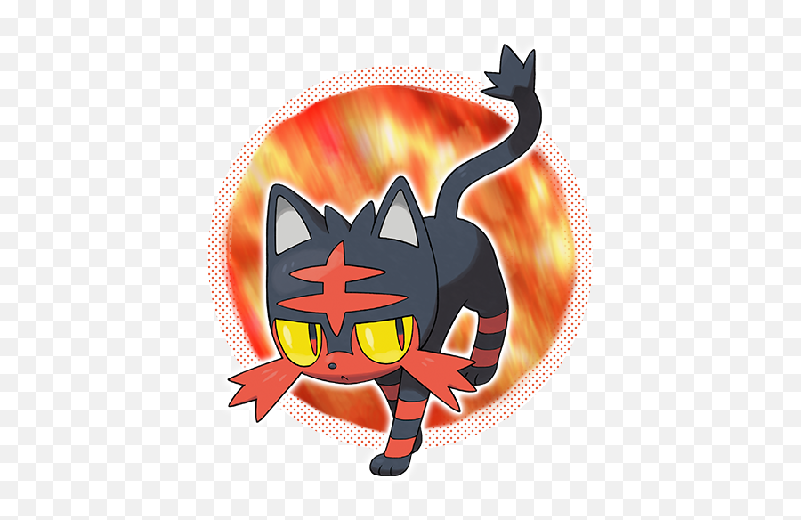 Litten From Pokemon - Litten Pokemon Sun And Moon Png,Litten Png